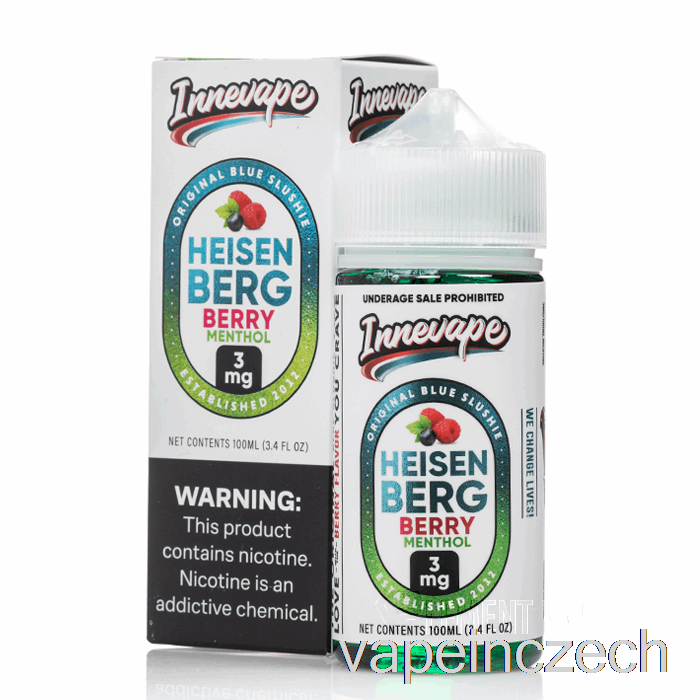 Heisenberg Berry Mentol - Innevape - 100ml 3mg Vape Pero